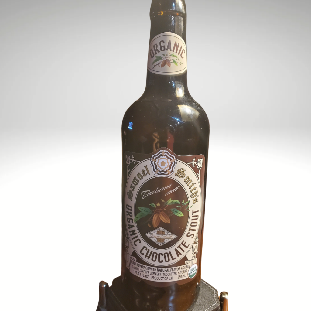 bottle of samuel smith chocolate stout